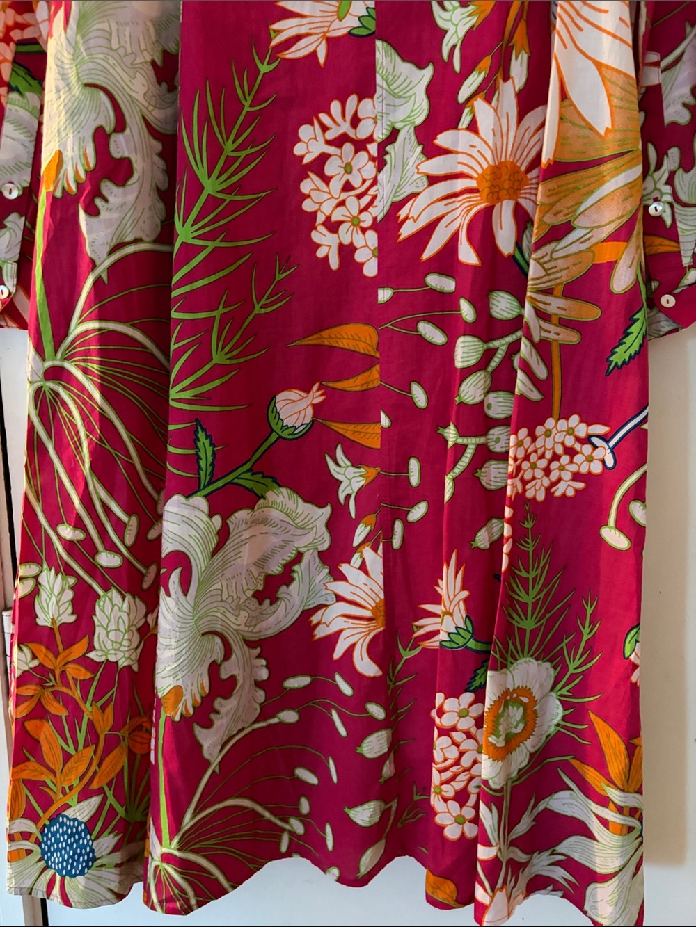 Women’s Floral Tunic Dress Multi Color - Picture 6 of 7